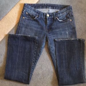 7 For All Mankind 25/26 Boot Cut “A” Pocket Jeans